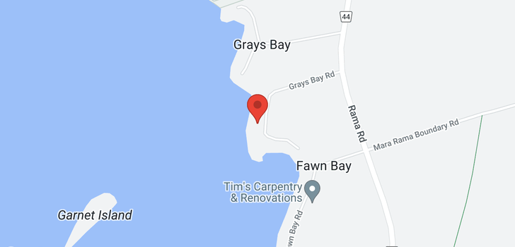 map of 5590 GRAYS BAY Road
